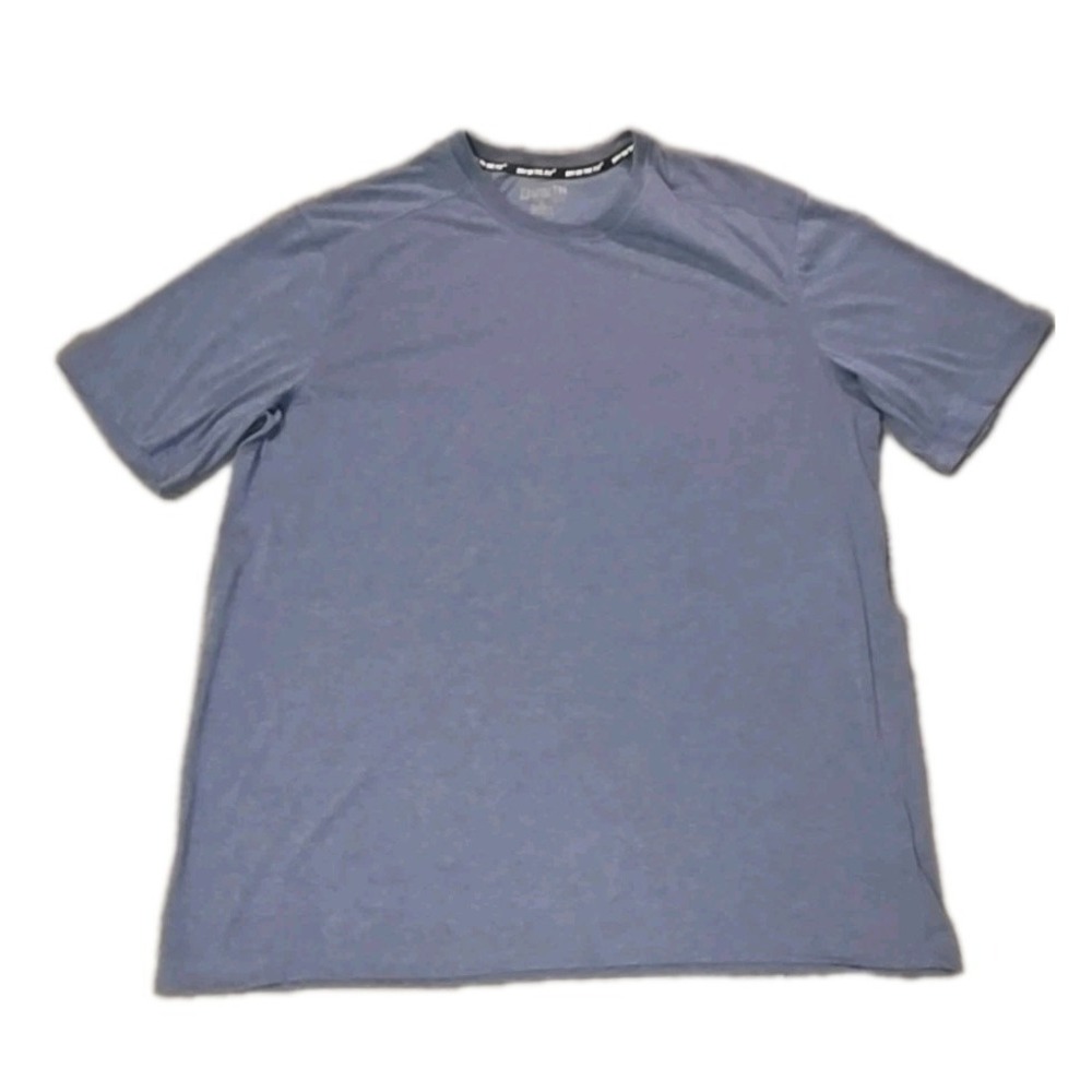 Duluth Trading Shirt Mens Large Purple Dry On The Fly Short Sleeve Performance